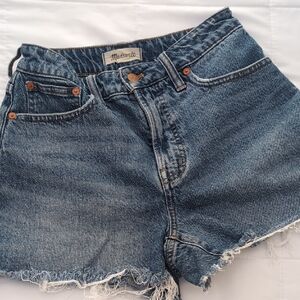 Madewell Classic Blue Denim Shorts